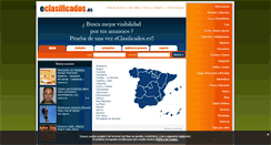 Desktop Screenshot of eclasificados.es